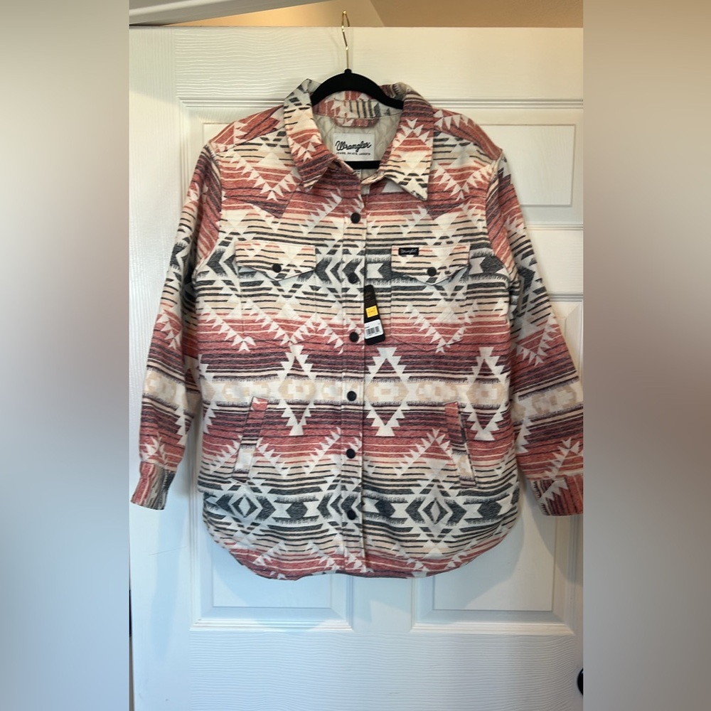 Wrangler Aztec Patterned Jacket NWT - image 1